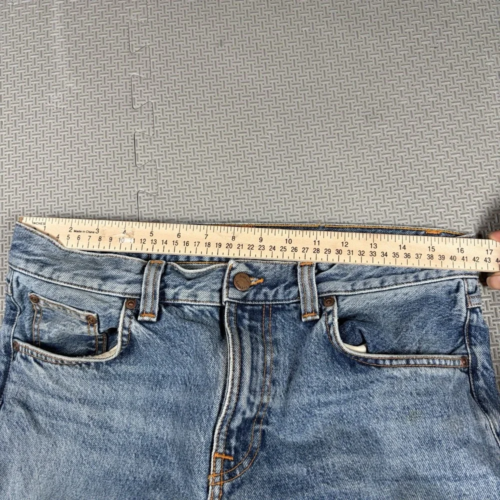 Nudie Gritty Jackson Jeans Mens Sz 31x28 Fit 33x28 Blue Slim Straight Denim